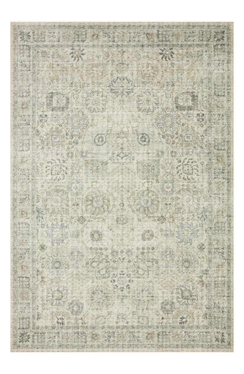 LOLOI II Skye Accent Rug - Natural / Sage, Main, color, 