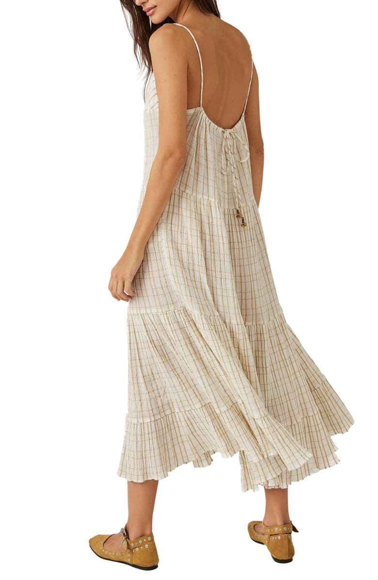 Free People Marigold Cotton Gauze Sundress, Alternate, color, 