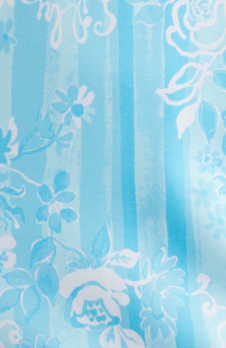 Lilly Pulitzer<sup>®</sup> Melodie Floral Print Maxi Dress, Alternate, color, Capri Blue