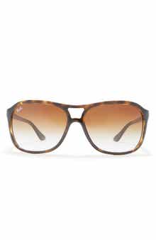 Ray-Ban 60mm Square Sunglasses
