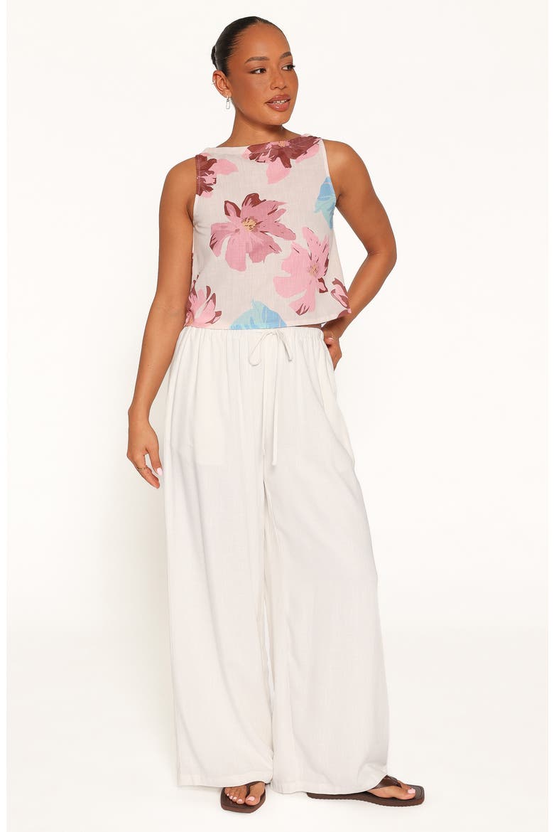 Leni Floral Sleeveless Top, Alternate, color, PINK FLORAL