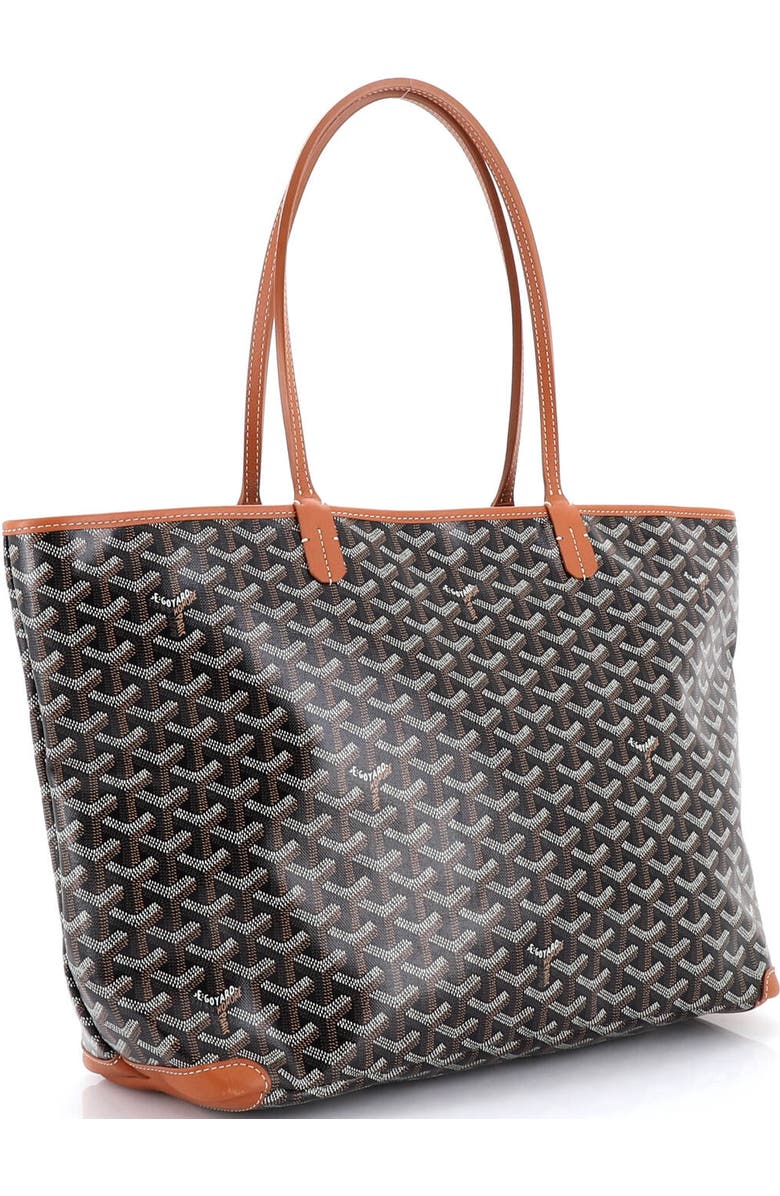 Pre-Owned Goyard Artois Tote Coated Canvas MM, Alternate, color, Brown