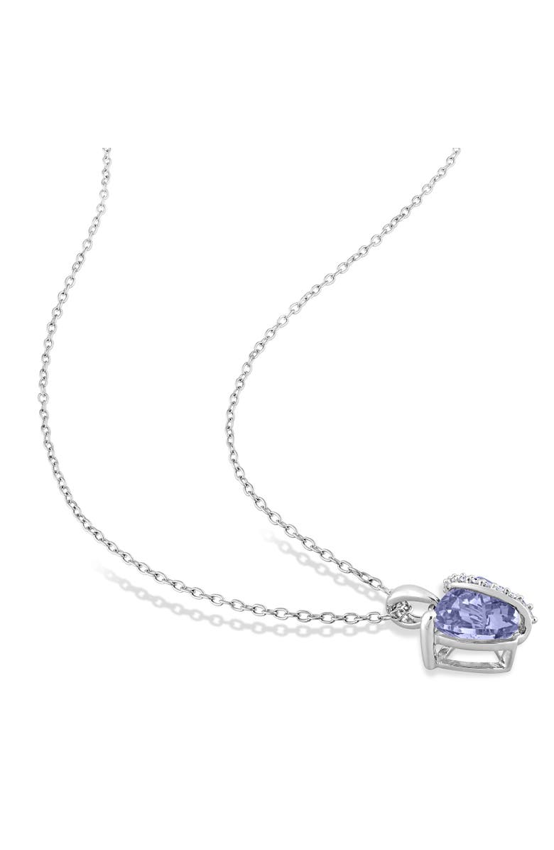 Julianna B. Tanzanite & Diamond Drop Wrap Pendant Necklace, Alternate, color, Tanzanite