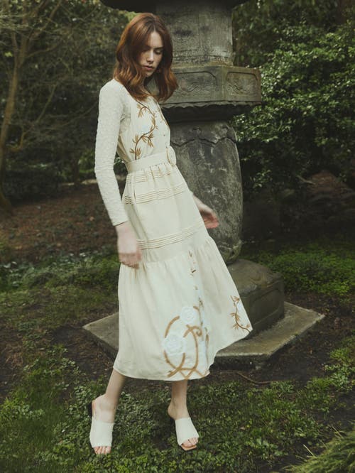 Eddy Sophia Dress In Beige