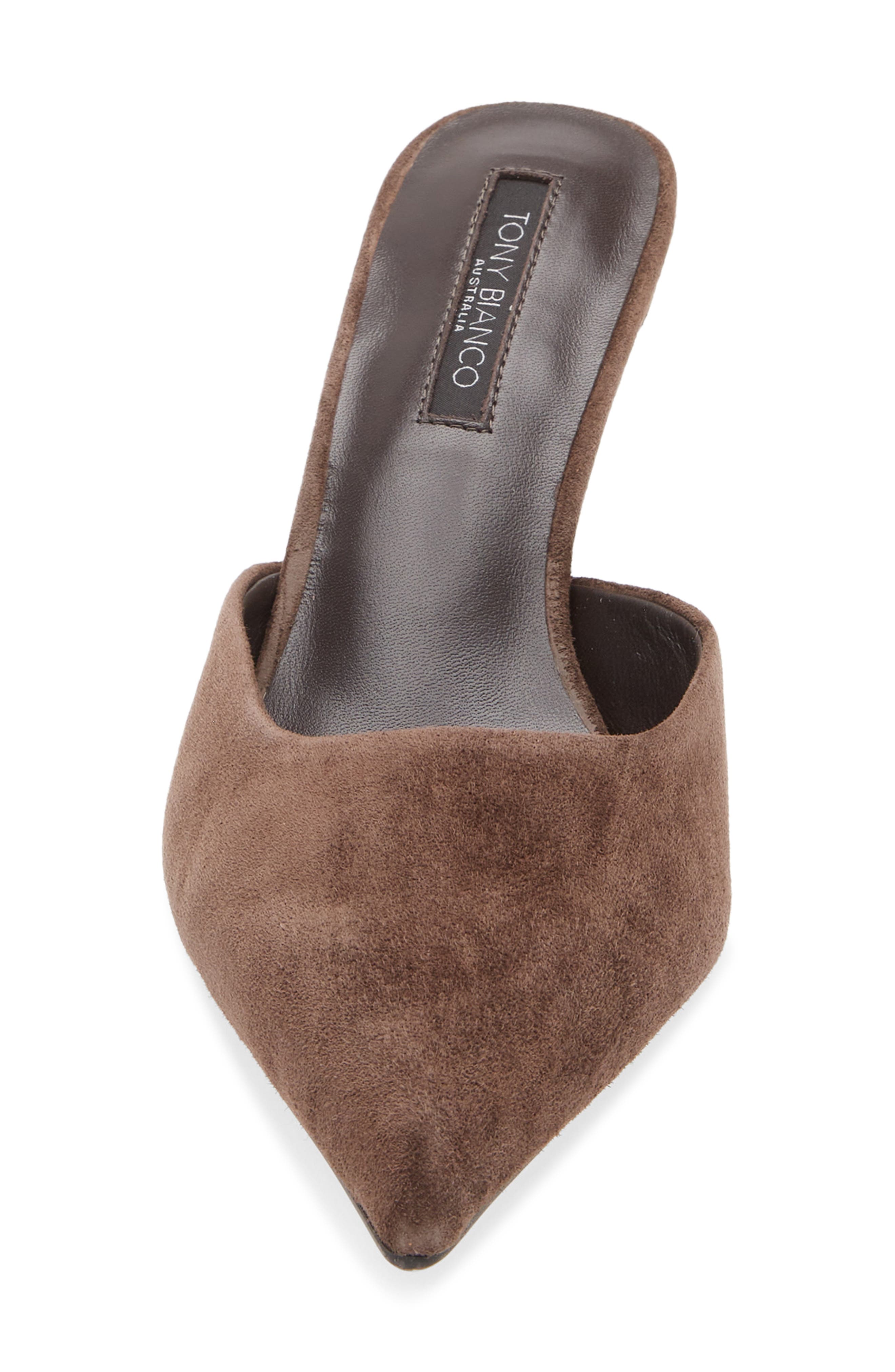 Tony Bianco Cosmic Pointed Toe Pump, Alternate, color, Espresso Suede