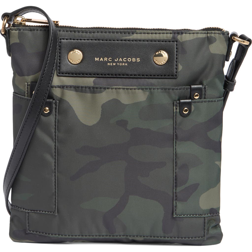 Marc Jacobs Camo Preppy Swing Crossbody Bag In Camo Multi