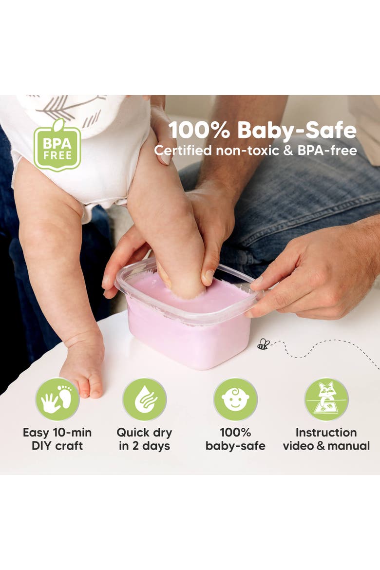 Reve Oval Baby Casting Kit for Hand and Foot, Alternate, color, Ash Wood, Oval