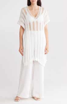 AREA STARS Open Stitch Poncho