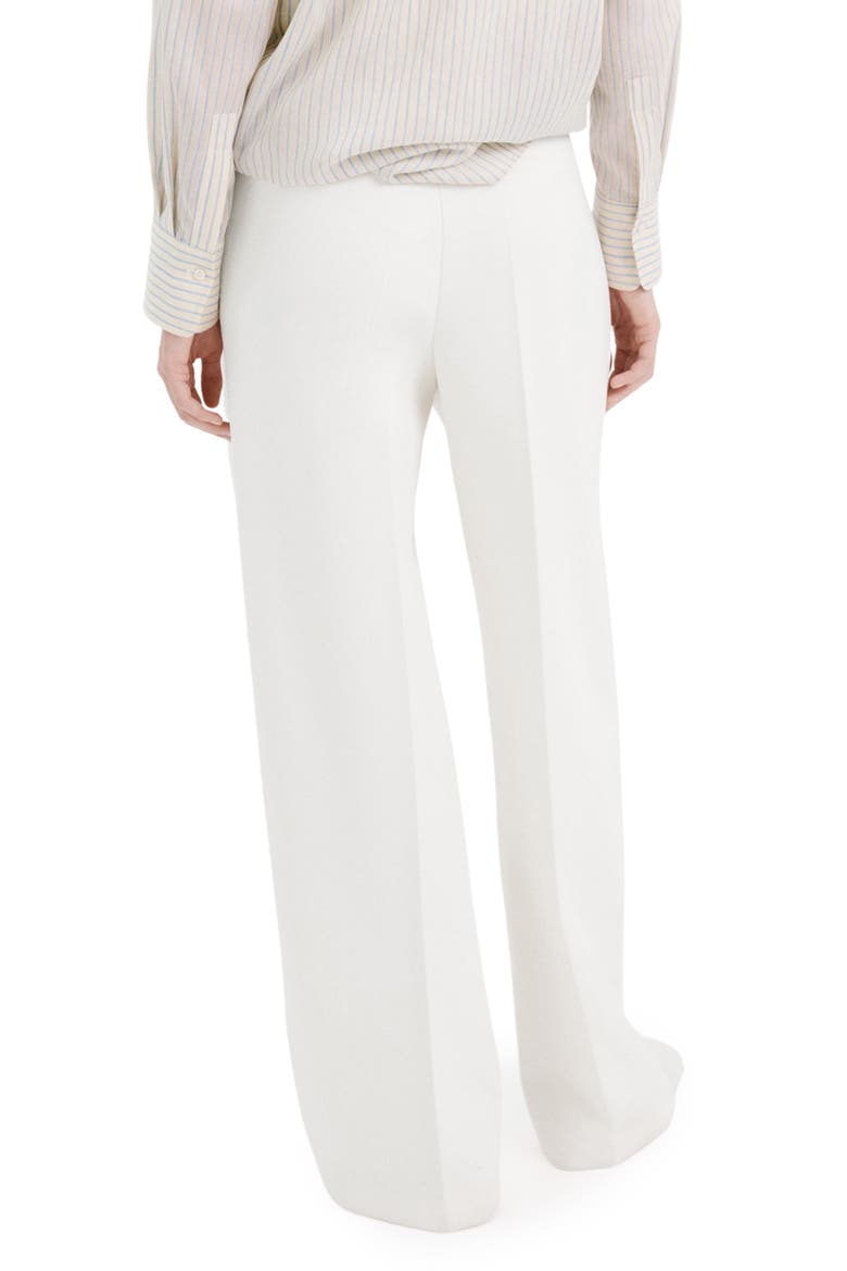 Pleated Wide Leg Pants, Alternate, color, WHITE