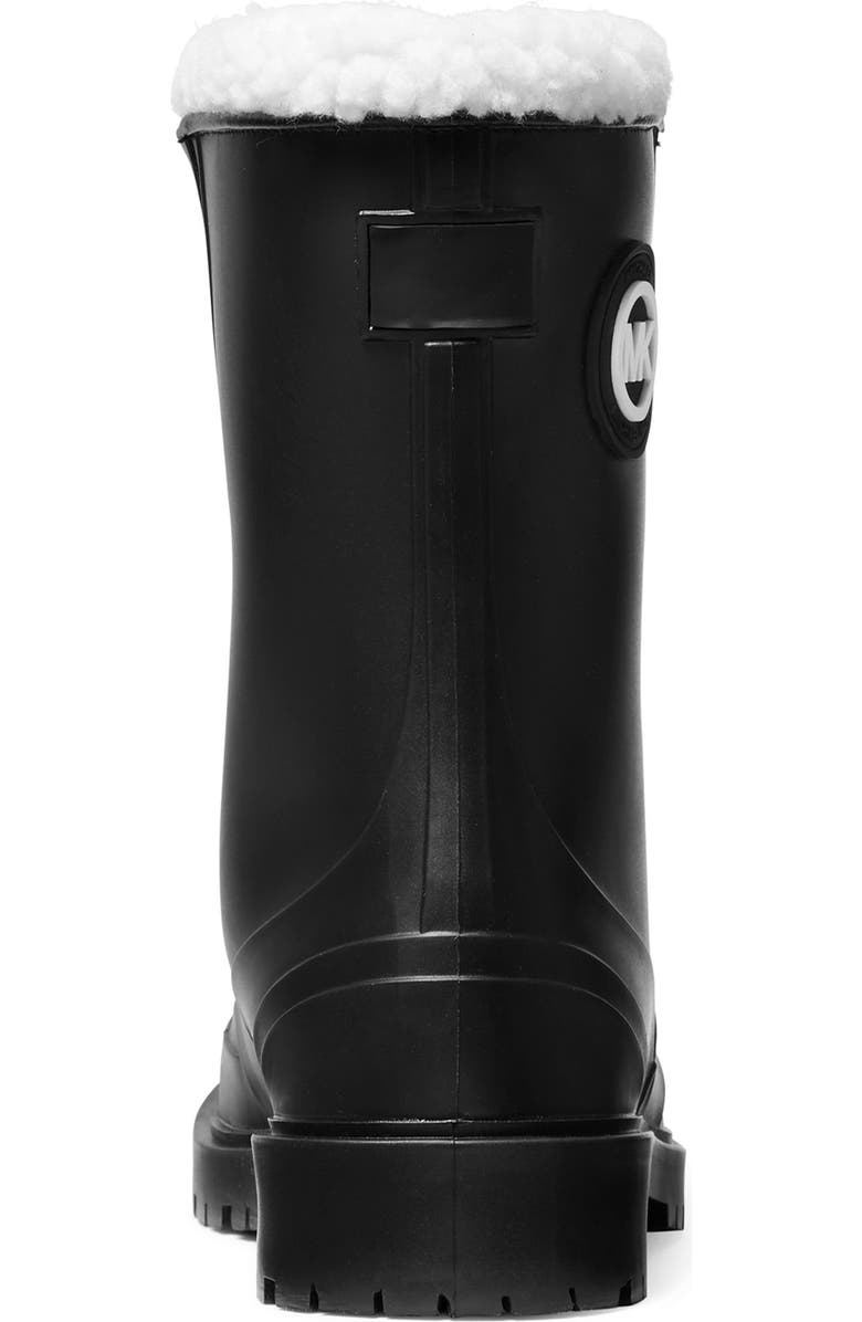 MICHAEL Michael Kors Montaigne Faux Fur Rain Boot, Alternate, color,