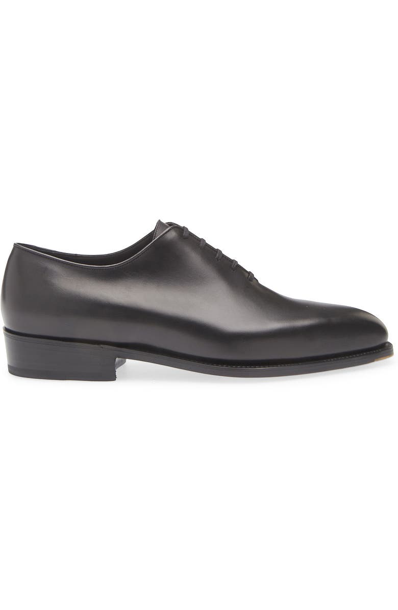 JM WESTON Fusain Cycliste Wholecut Oxford, Alternate, color, Black Boxcalf