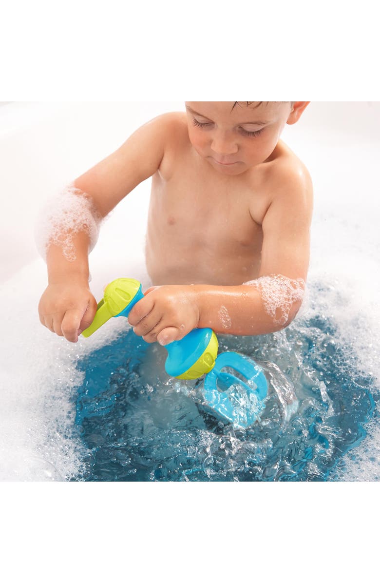 HABA Toddler Bath Toys Bubble Bath Kids Whisk - for Kids' Sensory Play, Motor Skills, and Bath Time Fun, Blue, Alternate, color, Blue Multi