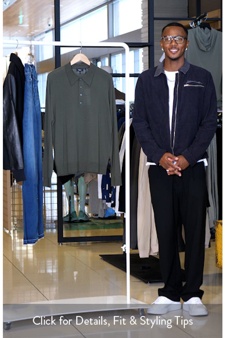 Regal Long Sleeve Wool Blend Polo video