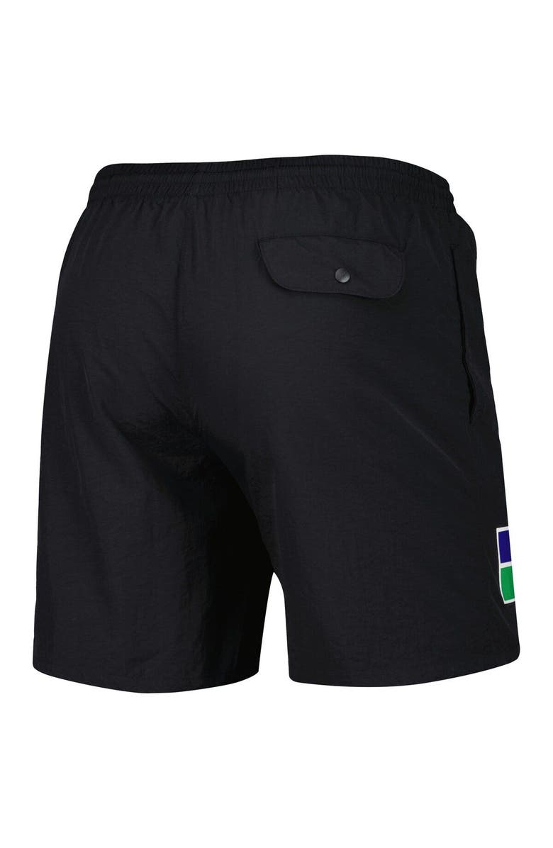 Mitchell & Ness Men's Mitchell & Ness Black Seattle Seahawks Team Essentials Nylon Shorts, Alternate, color, Black
