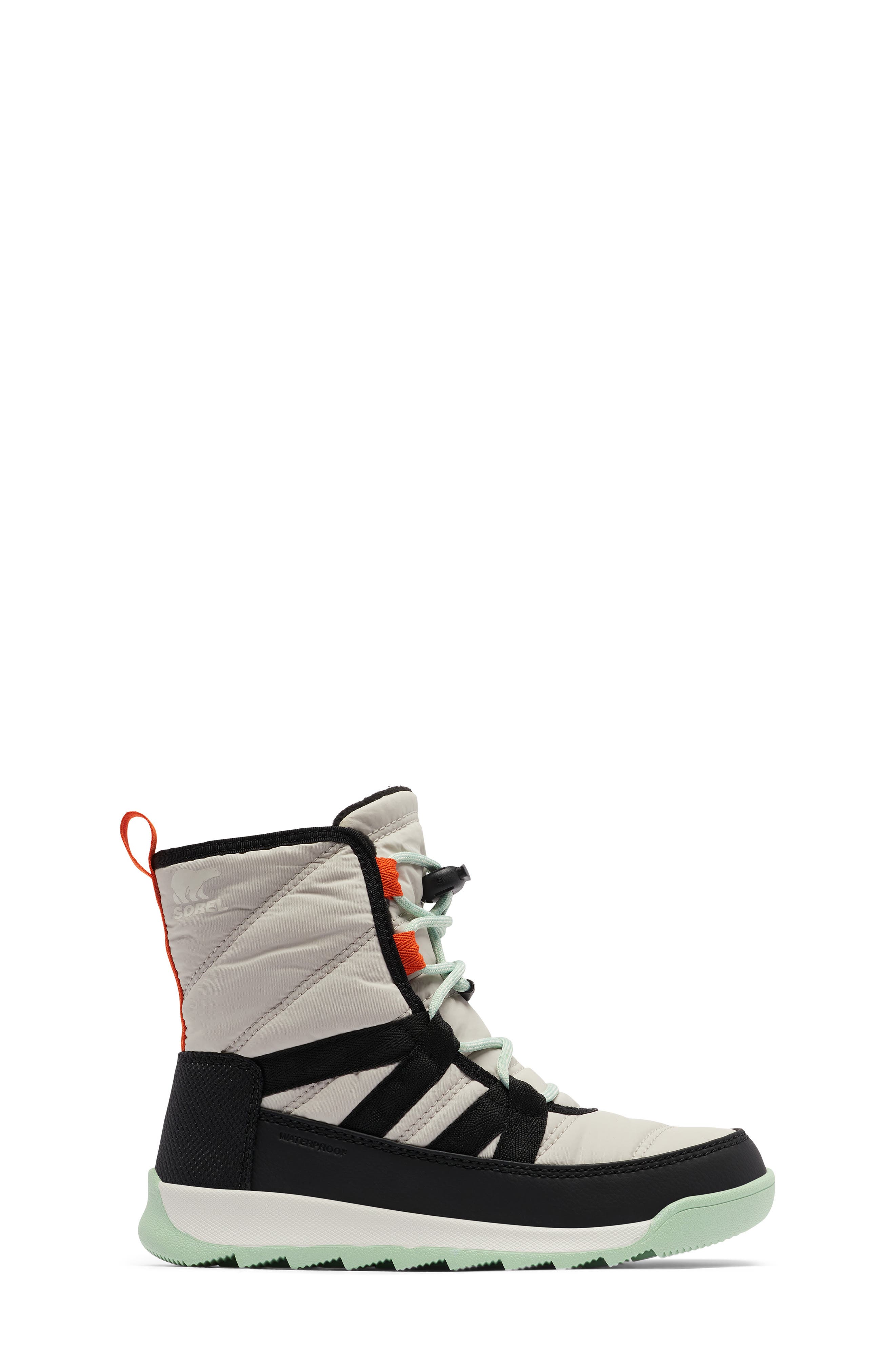 Kids' Whitney™ II Short Waterproof Insulated Boot, Alternate, color, MOONSTONE/ BLACK