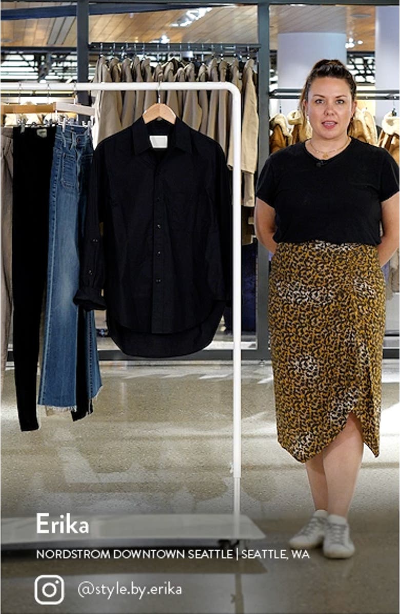 Kayla Black Cotton Shirt, sales video thumbnail