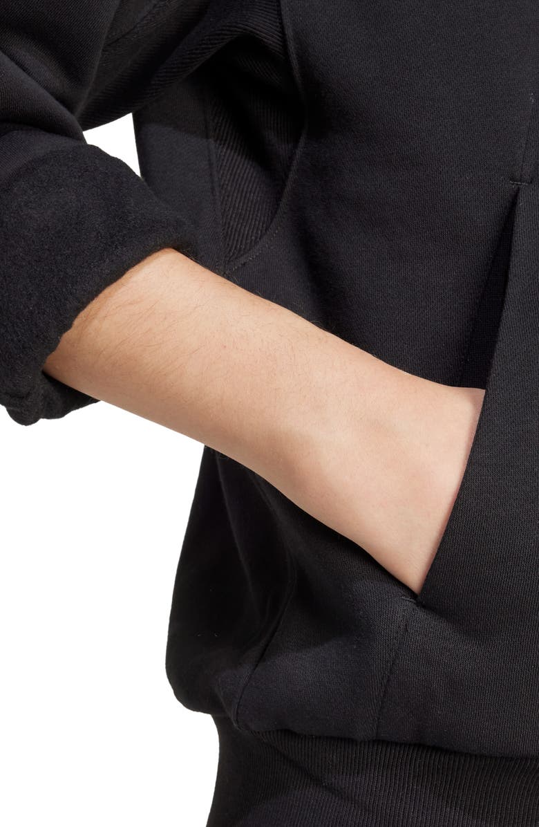 adidas Oversize Fleece Hoodie, Alternate, color,