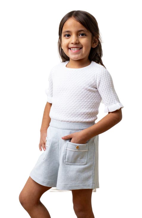 Girls' Organic French Terry Pull-On Short, Toddler