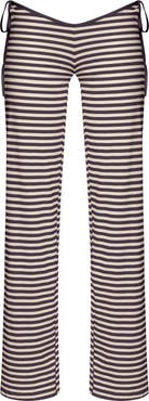 LIONESS Bloom Side Tie Wide Leg Pants