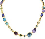 JARDIN Multicolor Imitation Stone Collar Necklace