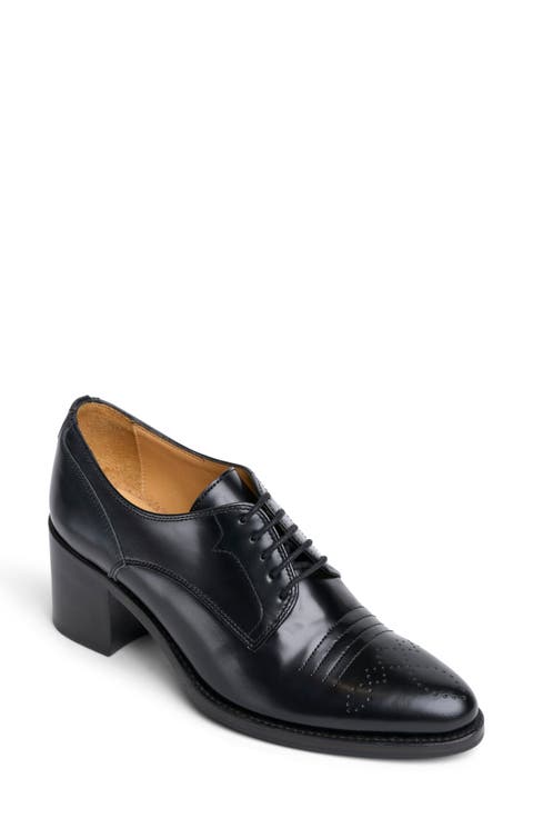 Miss Button Midheel Oxford