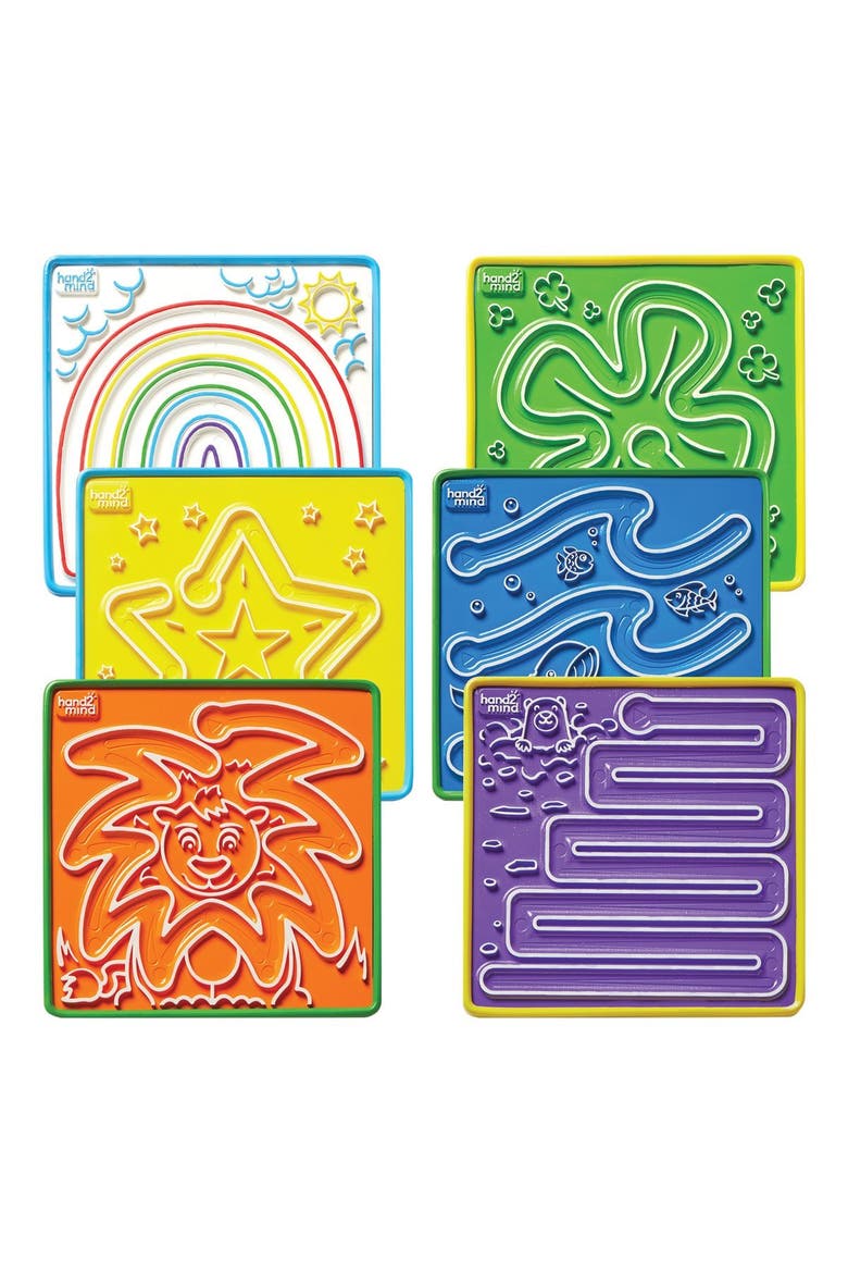 Mindful Mazes - 6 Double-Sided Boards, Main, color, Multicolor