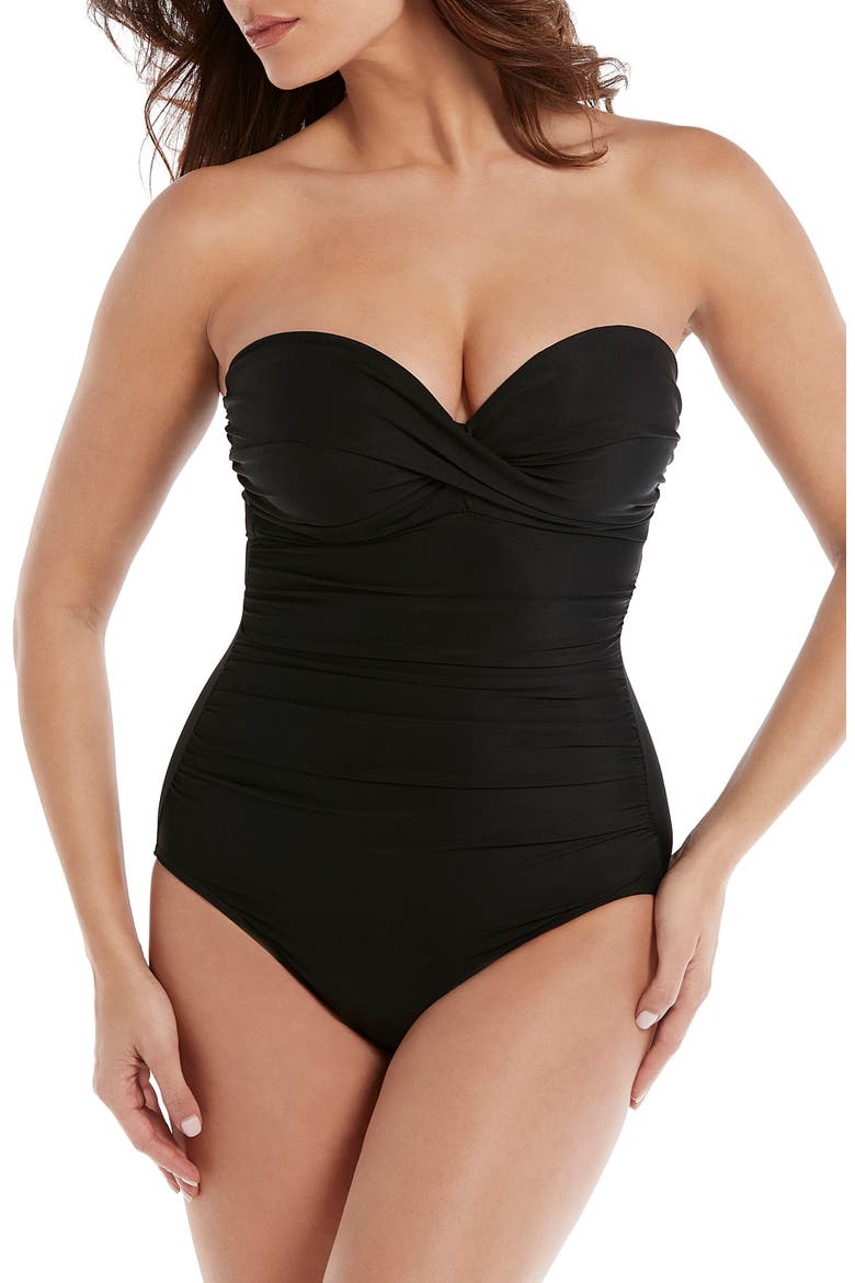 Rock Solid Madrid Bandeau One-Piece Swimsuit video