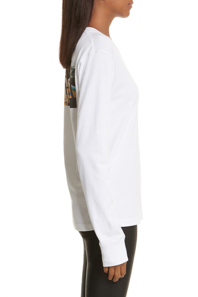 Taxi Long Sleeve Tee, Alternate, color, WHITE