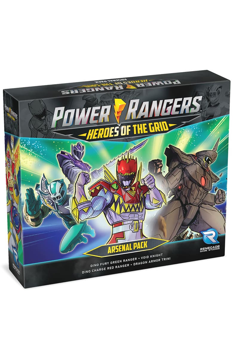 Renegade Game Studios Power Rangers Heroes of the Grid Arsenal Pack, Main, color, Multicolored