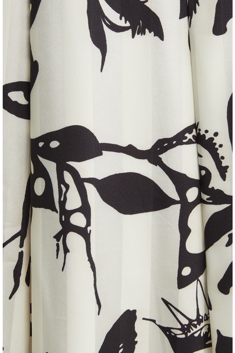 Ryan Floral Midi Skirt, Alternate, color, WHITE