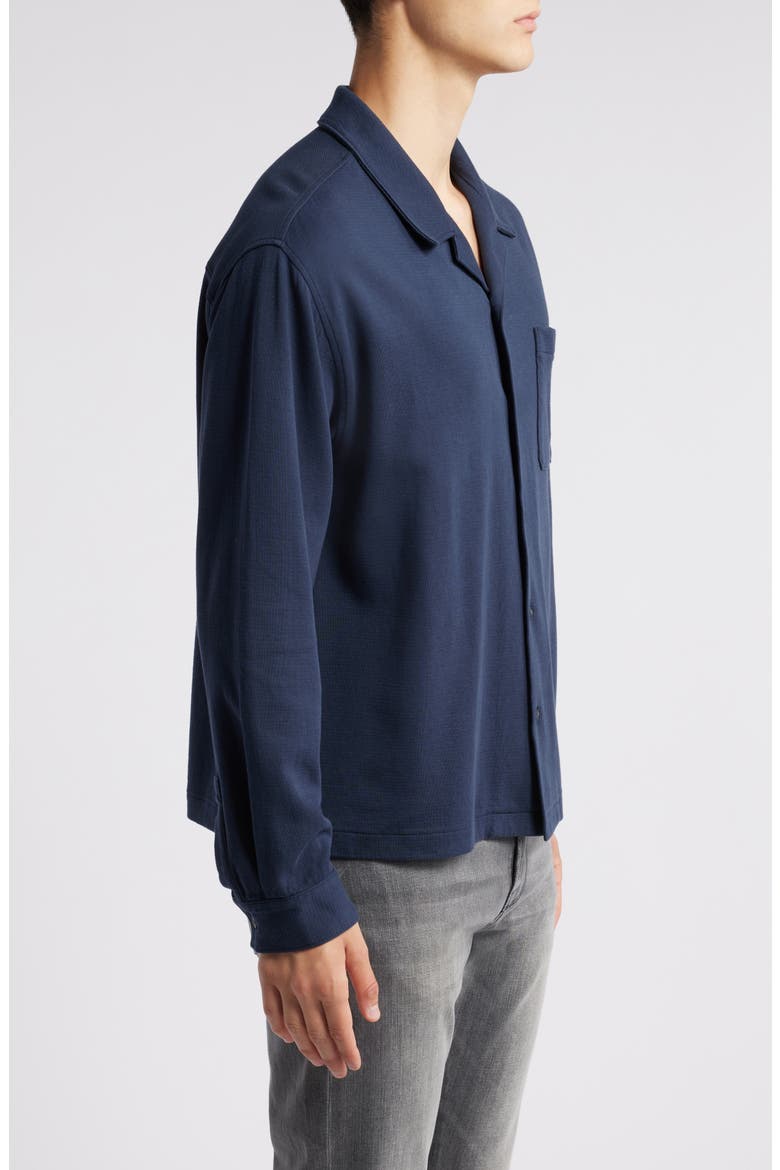 Long Sleeve Duo Fold Relaxed Shirt, Alternate, color, NAVY