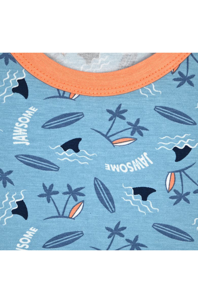 SLEEP ON IT Kids' Assorted 2-Pack Print Fitted Two-Piece Pajamas, Alternate, color, Coral
