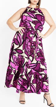 City Chic Felicity Floral Maxi Dress