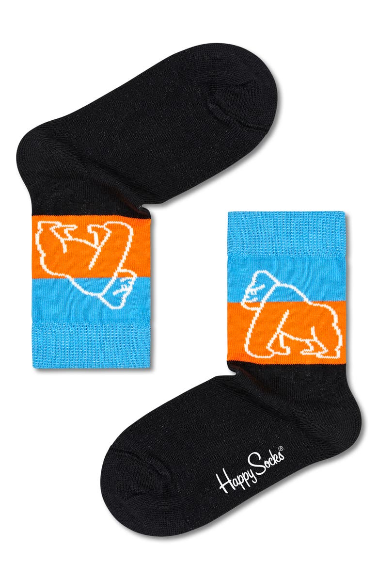 Happy Socks WWF 4-Pack Cotton Blend Sock Gift Set, Alternate, color, 