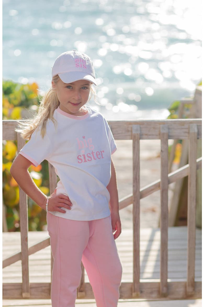 Big Sister T-Shirt, Alternate, color, White/Pink
