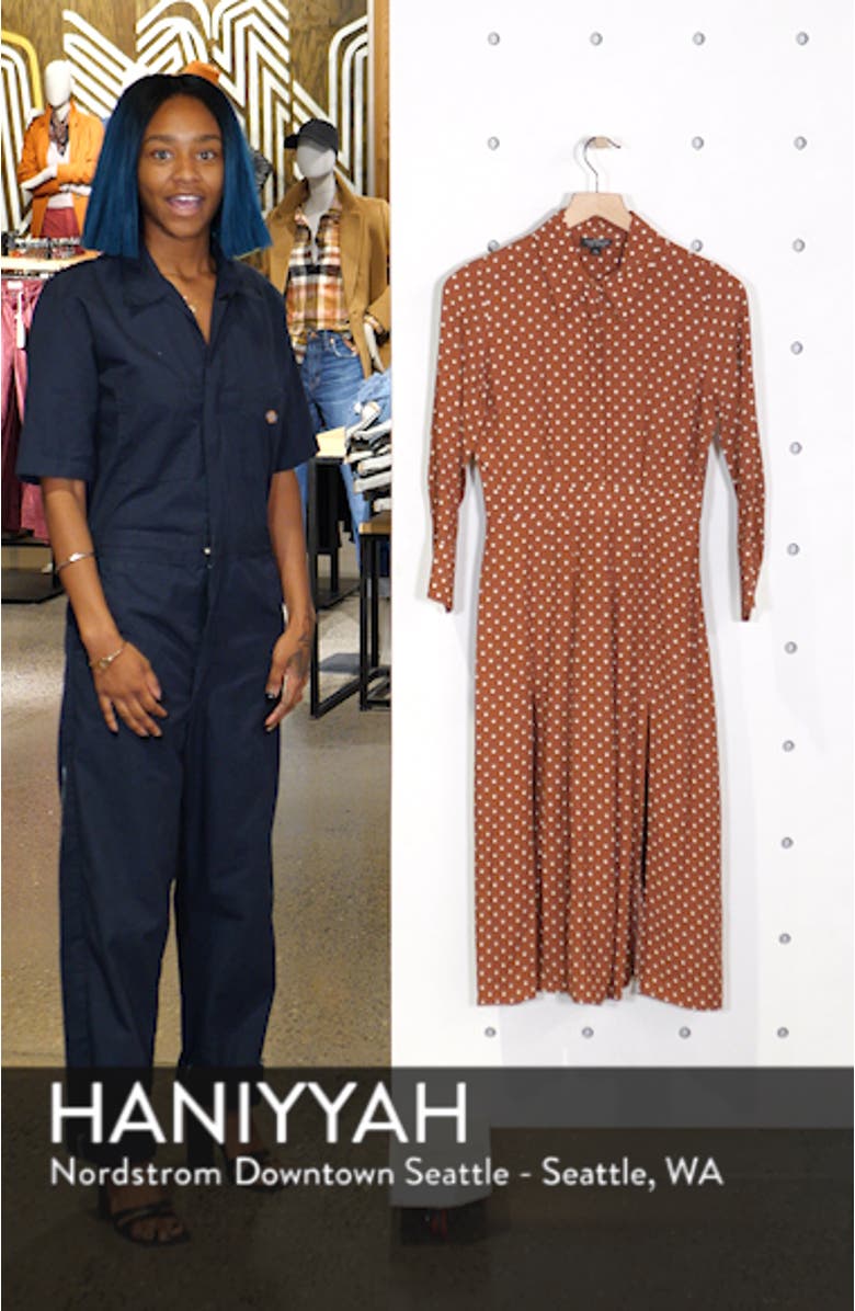 Spot Pleat Shirtdress, sales video thumbnail