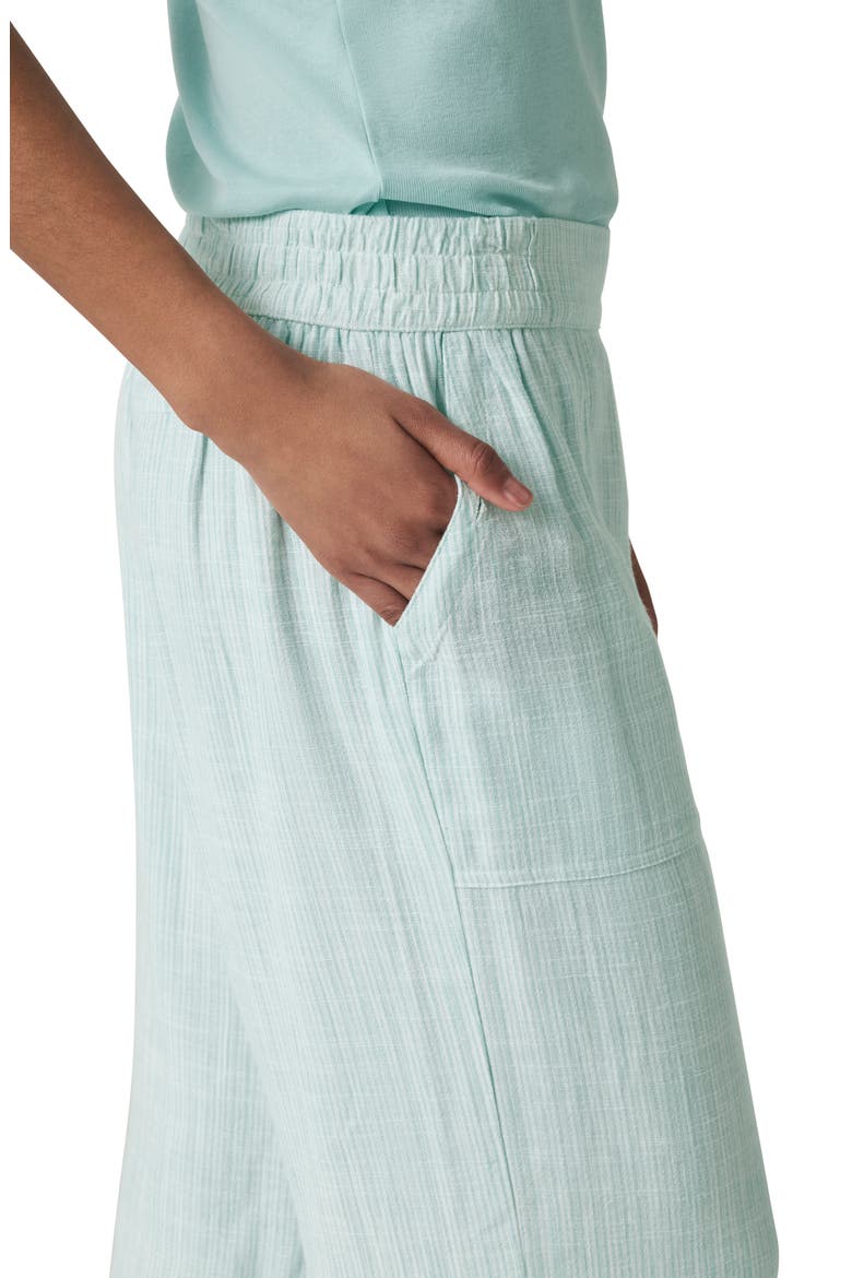 Layla Wide Leg Pants, Alternate, color, MINT STRIPE