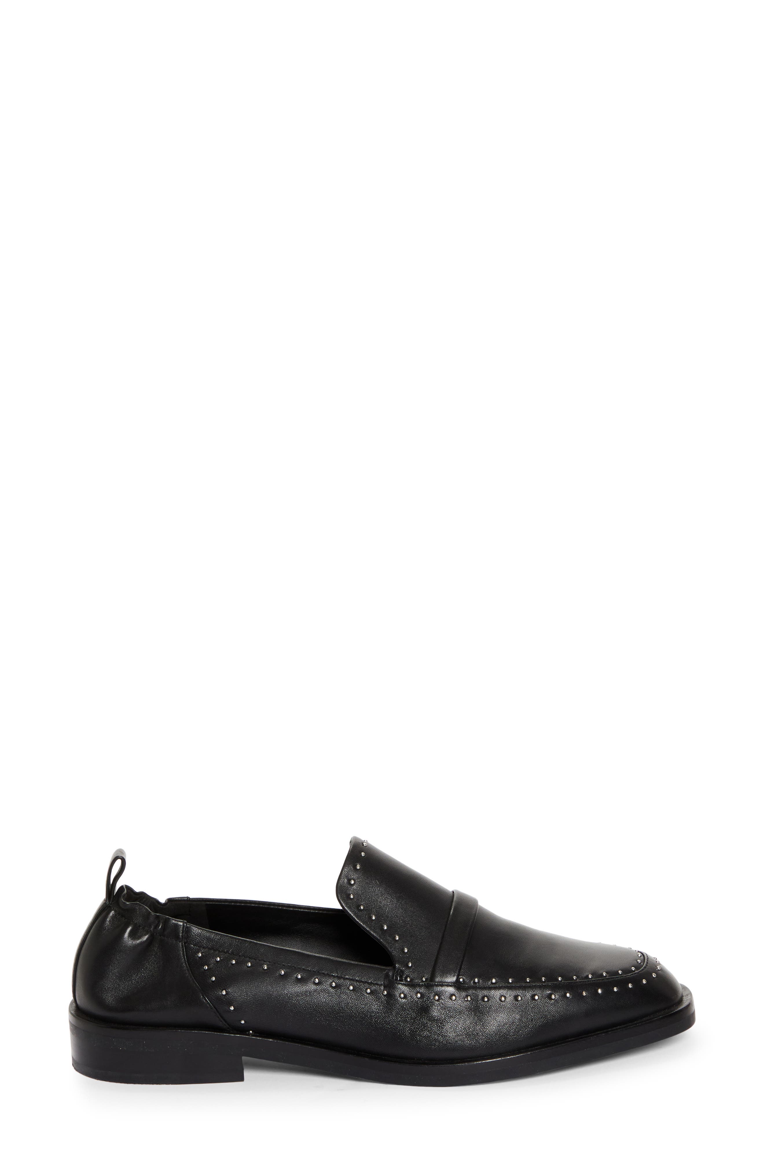3.1 Phillip Lim Alexa Stud Loafer, Alternate, color, Black