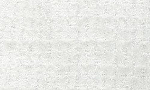 Dessy Collection Rhinestone Bow Detail Metallic Tweed Sheath Dress In Ivory Shimmer