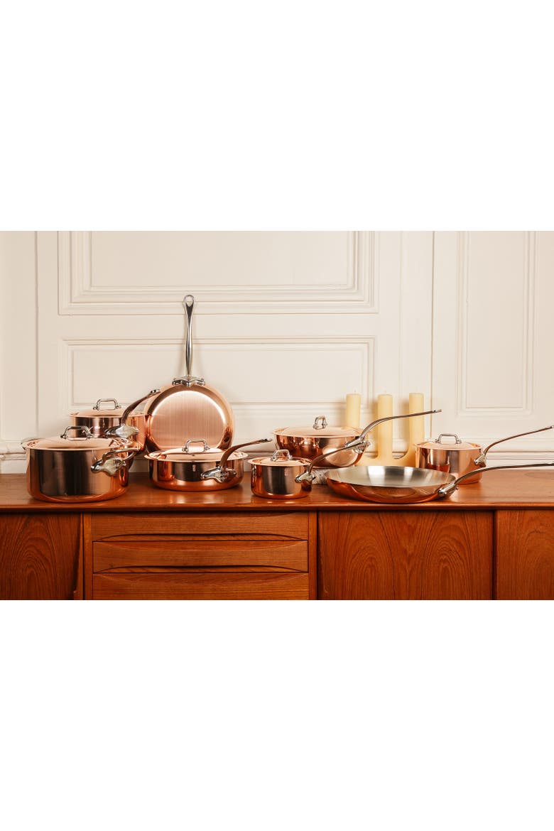M'Heritage M'150s 10 qt. Stock Pot W/Lid Cast Stainless Handle, Alternate, color, Copper