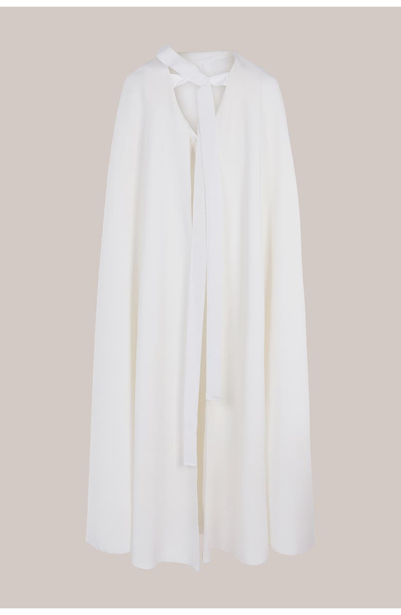Roksanda Elina Crepe Bridal Dress, Alternate, color, Ivory