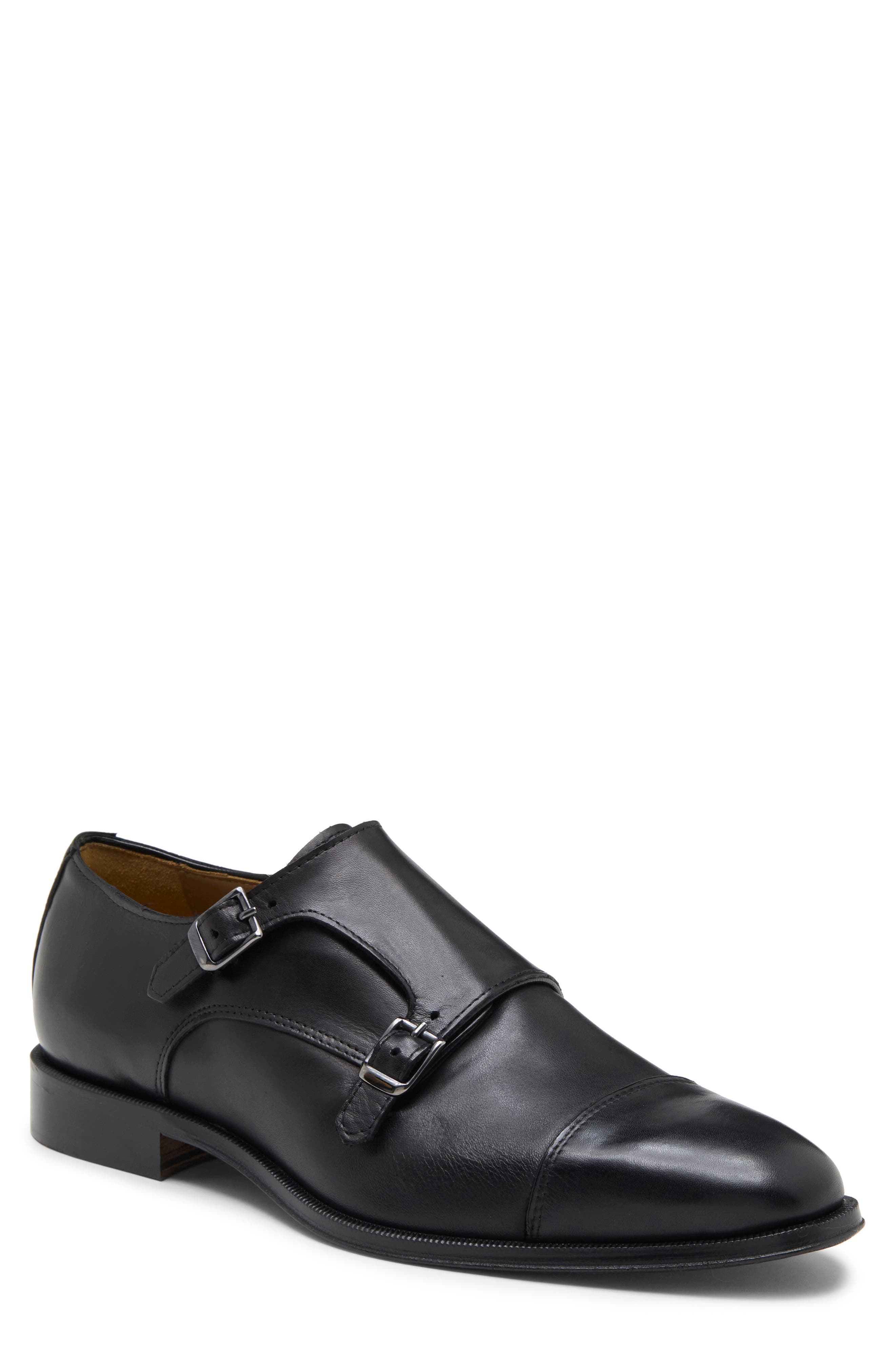 Montgomery Double Monk Strap Leather Shoe