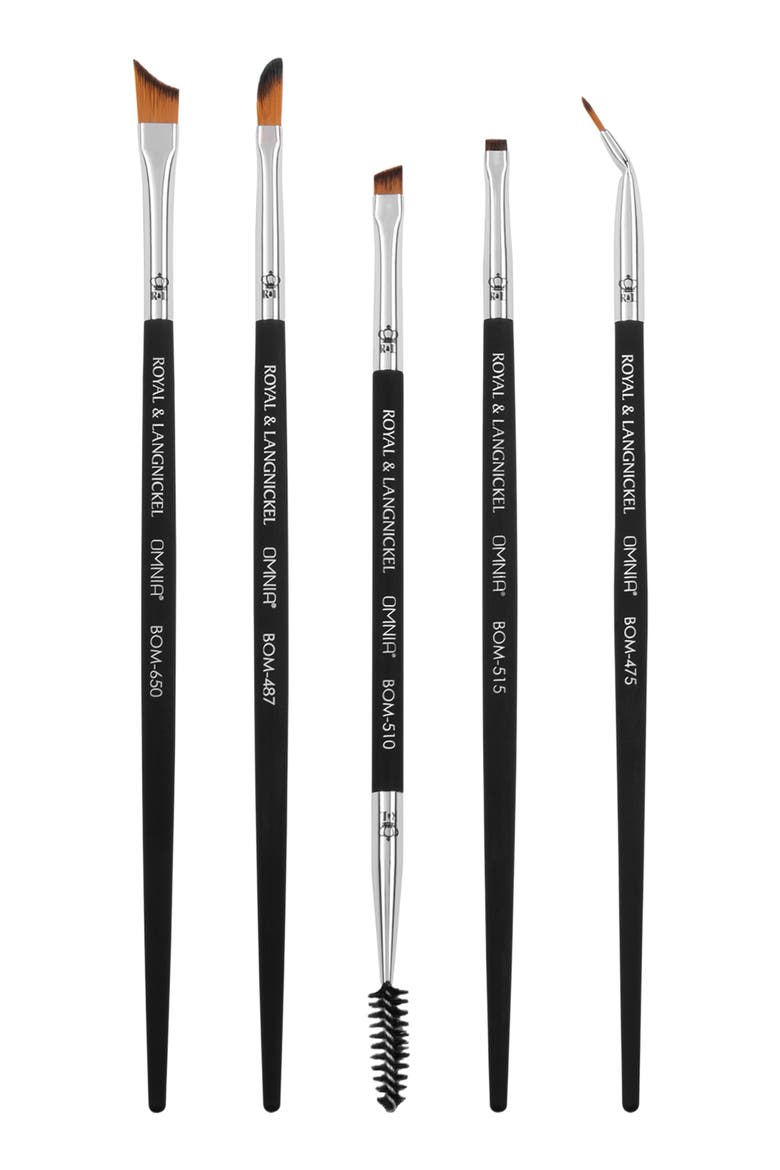 Pro Line and Define Makeup Brush Set, Main, color, Black