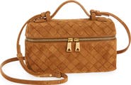 Bottega Veneta Bang Bang Intrecciato Suede Vanity Case