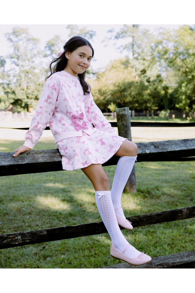 2-Piece Fleece Sweatshirt and Skirt Set, Alternate, color, Hello Kitty Pink