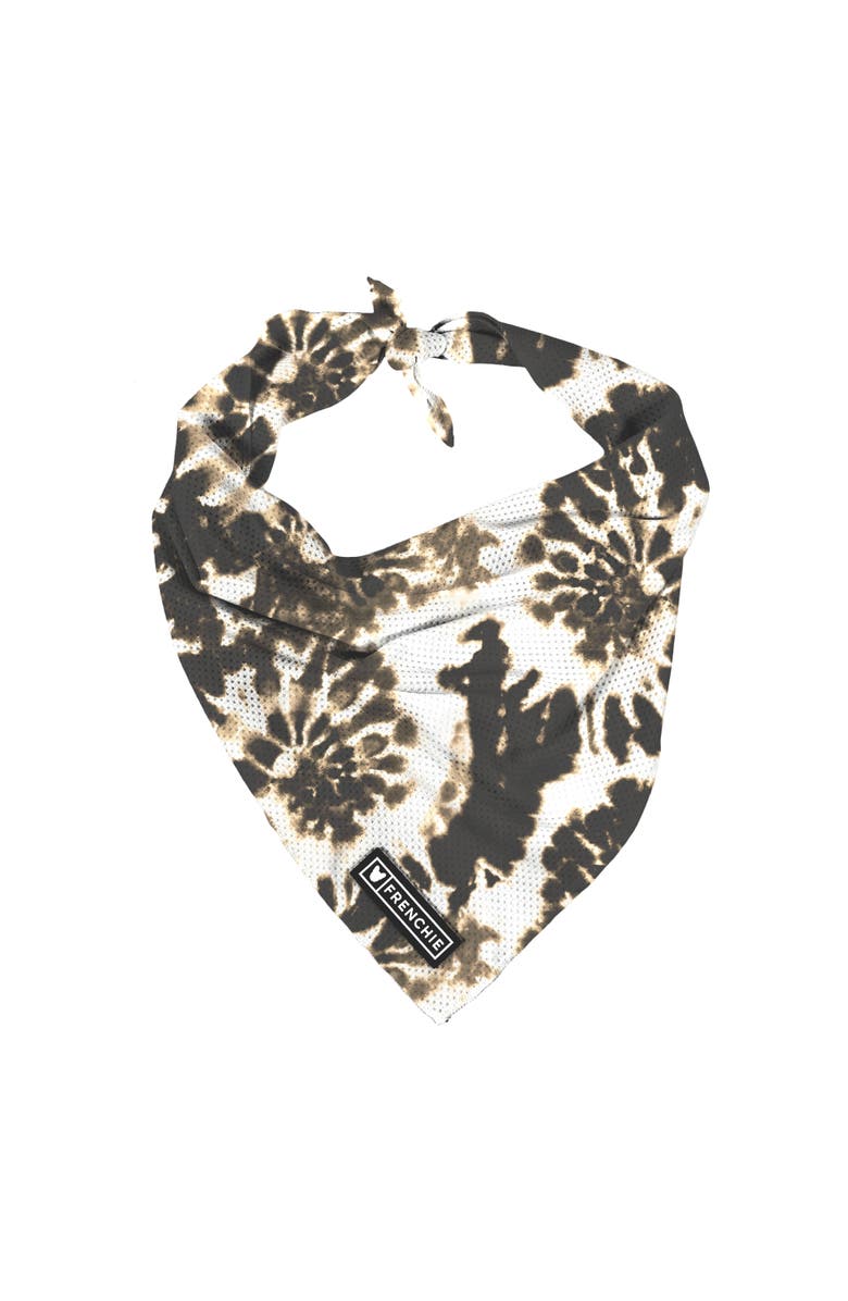 Frenchie Cooling Bandana, Main, color, Earthy Tie Dye