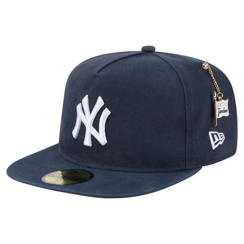 Men's New Era  Navy New York Yankees Championship Side Flag A-Frame 59FIFTY Fitted Hat