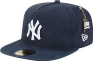 New Era Men's New Era  Navy New York Yankees Championship Side Flag A-Frame 59FIFTY Fitted Hat