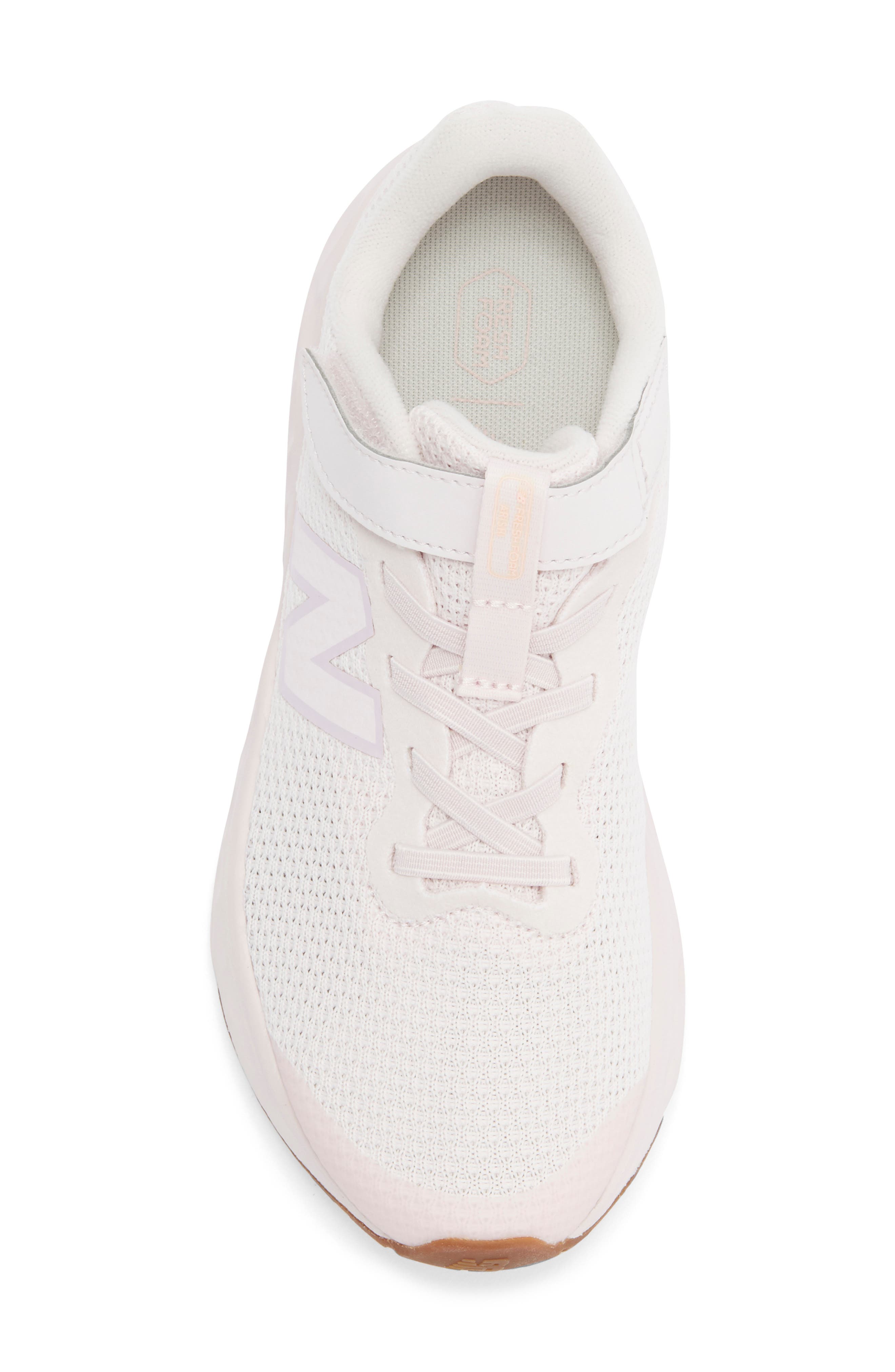 Kids' Fresh Foam Arishi V4 Bungee Sneaker, Alternate, color, PINK GRANITE/ MID CENTURY PINK