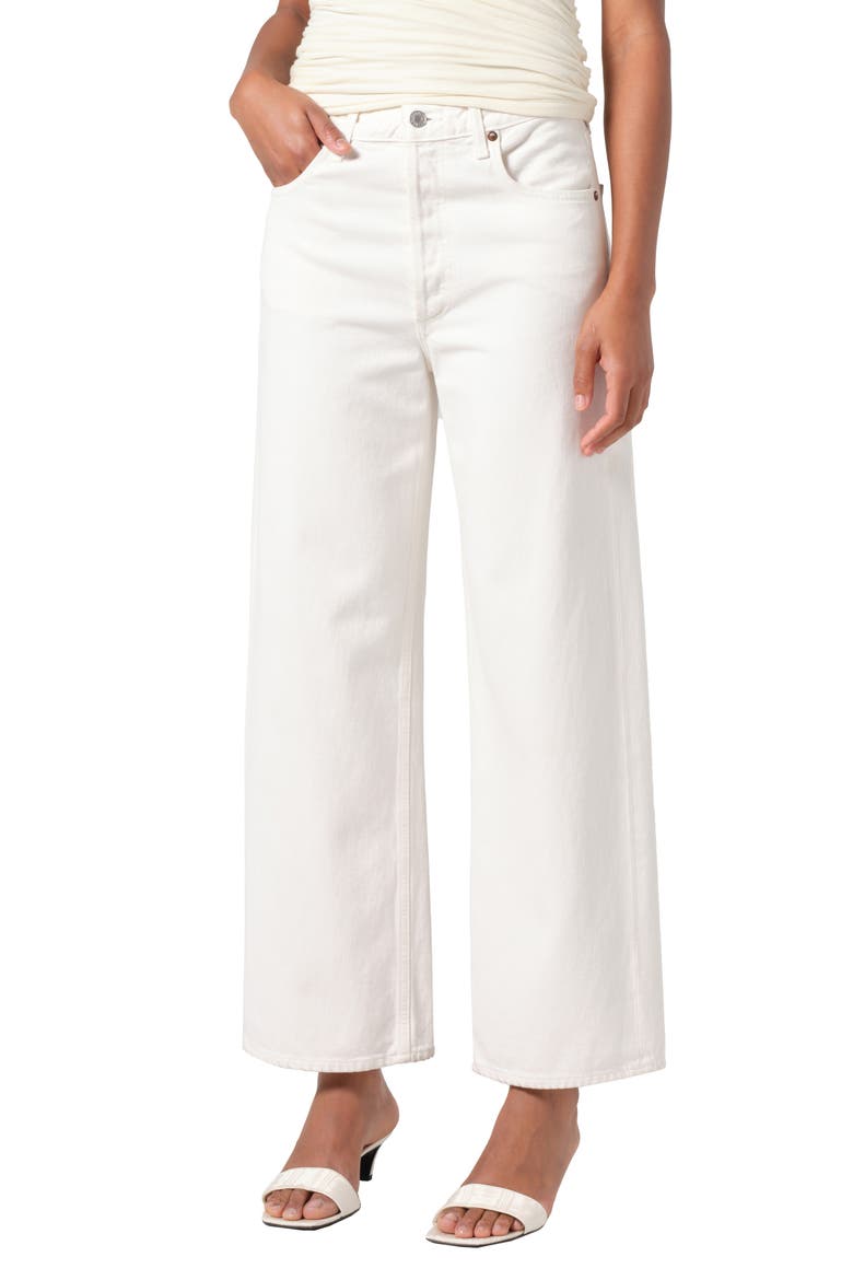Ren High Waist Wide Leg Jeans, Main, color, FORTUNE COOKIE (NATURAL)